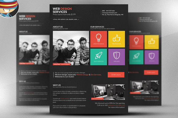 Designing A Club Flyer For Promoting A News Site