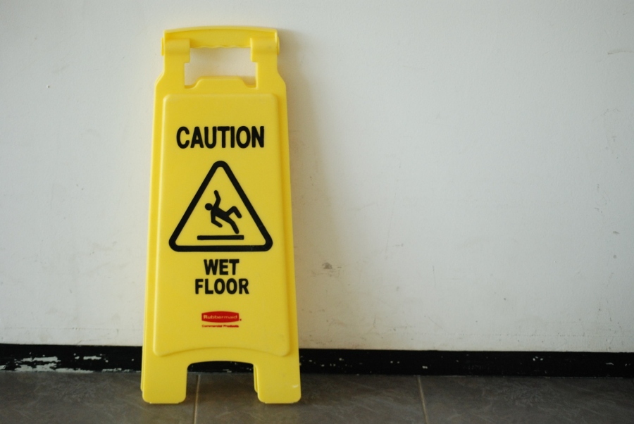 Wet Floor: How a Little Yellow Sign Can Save a Small Business