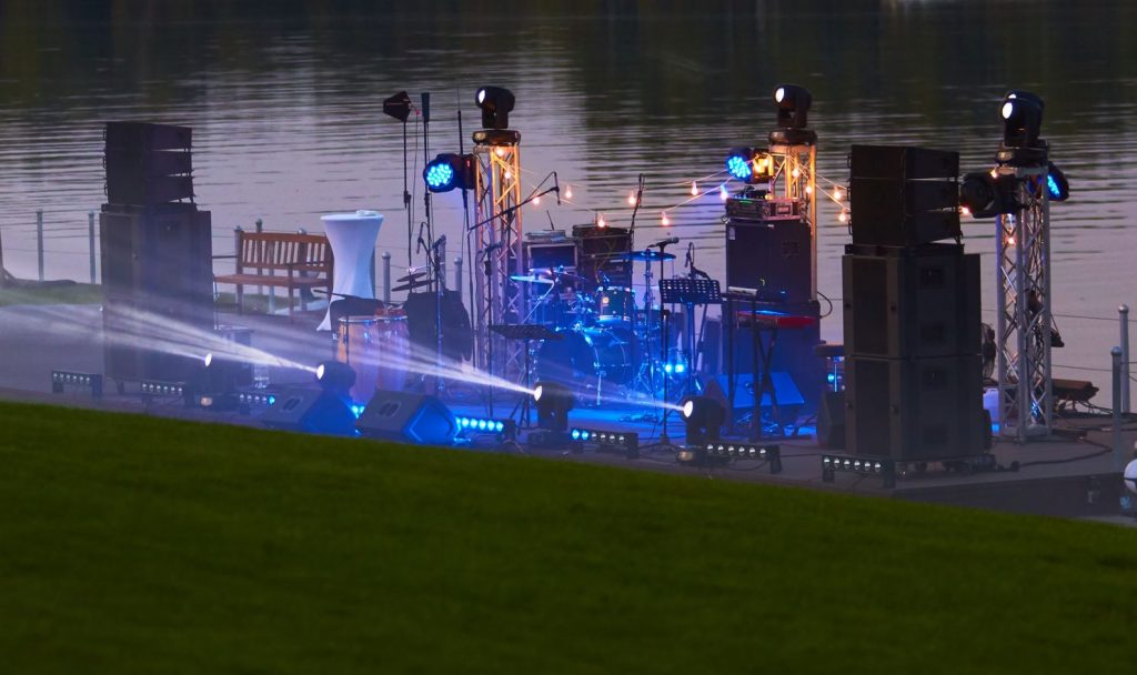 Setting Up An Outdoor Concert Venue